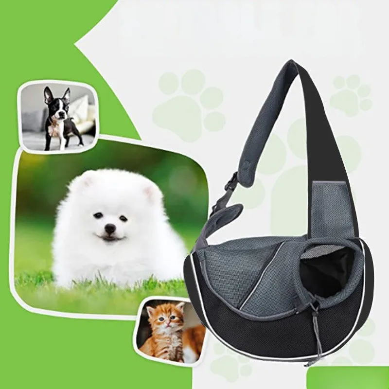 Portable Crossbody Pet Carrier Bag