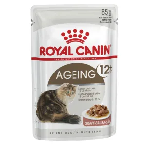 Royal Canin Cat Ageing 12  with Gravy Wet Food Pouch 85g^^^