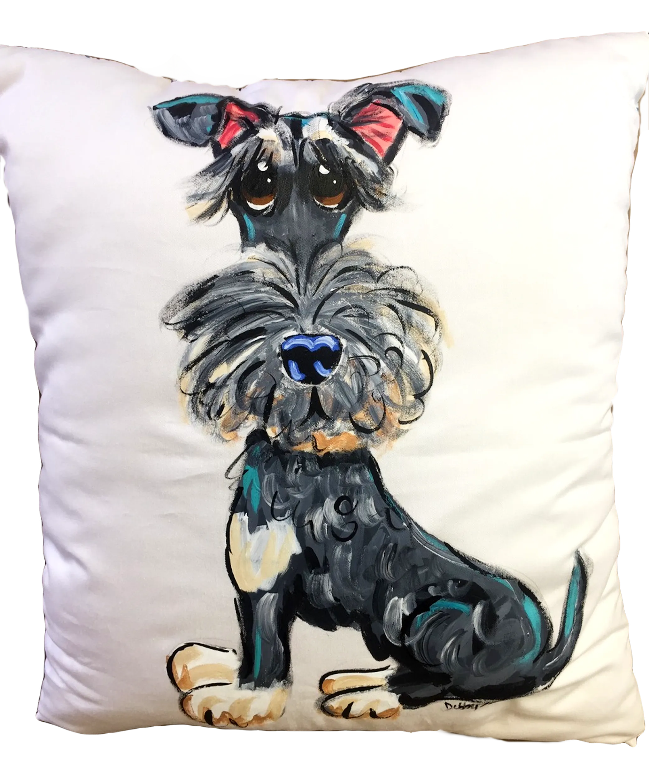 Schnauzer Decorative Pillow
