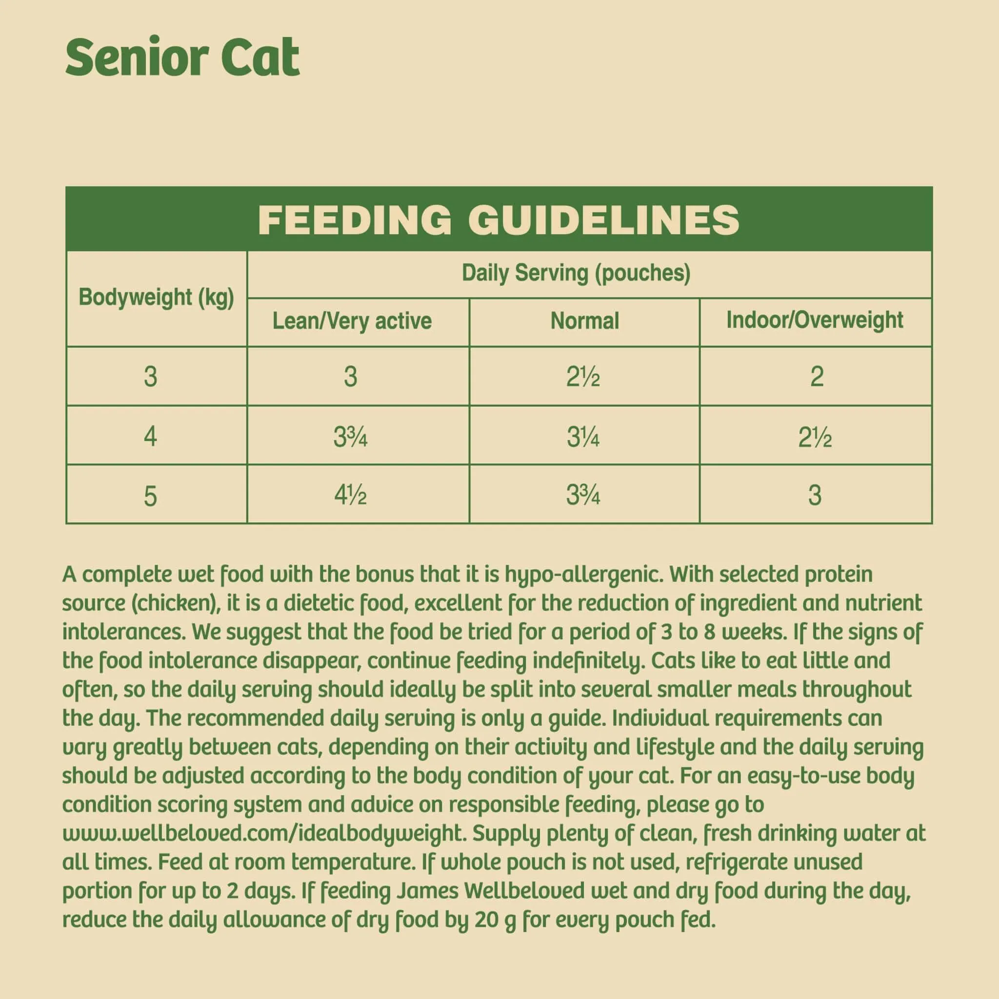 Senior Chicken in Jelly Grain Free Wet Cat Food Pouches