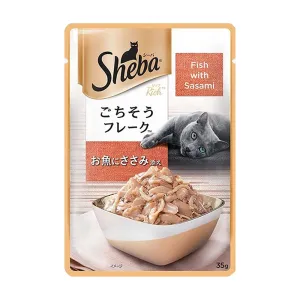 Sheba Premium Fish with Sasami Wet Cat Food, 35 g