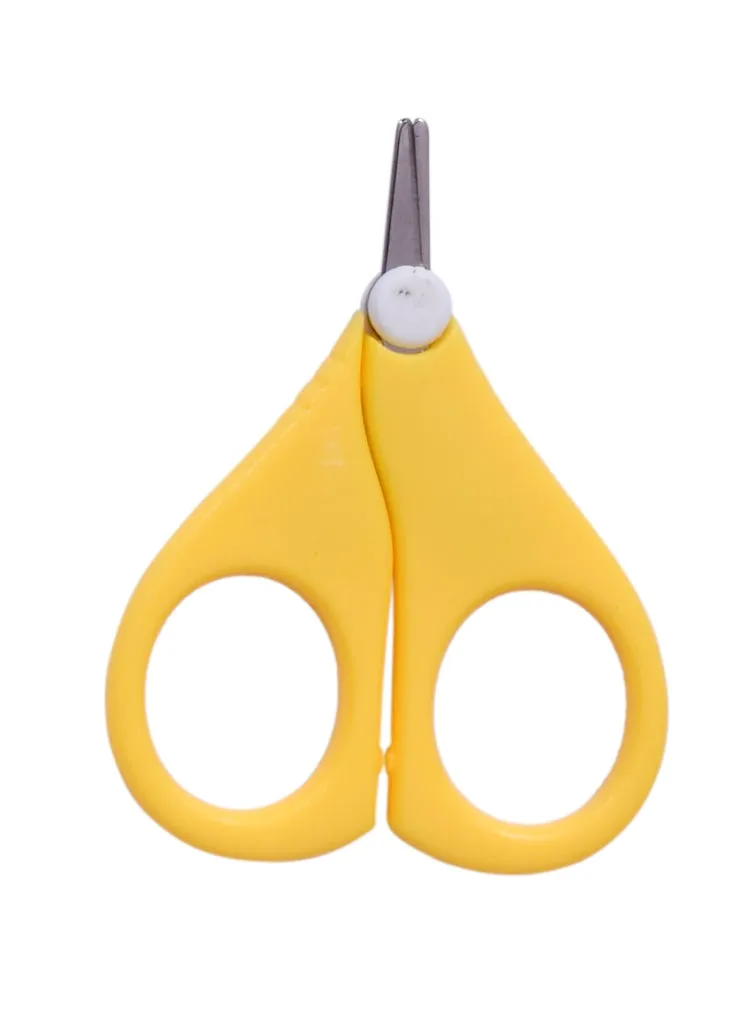 THE LITTLE LOOKERS Baby Scissors and Nail Clipper set/4-In-1 Baby Grooming Kit in Plastic Box Packing