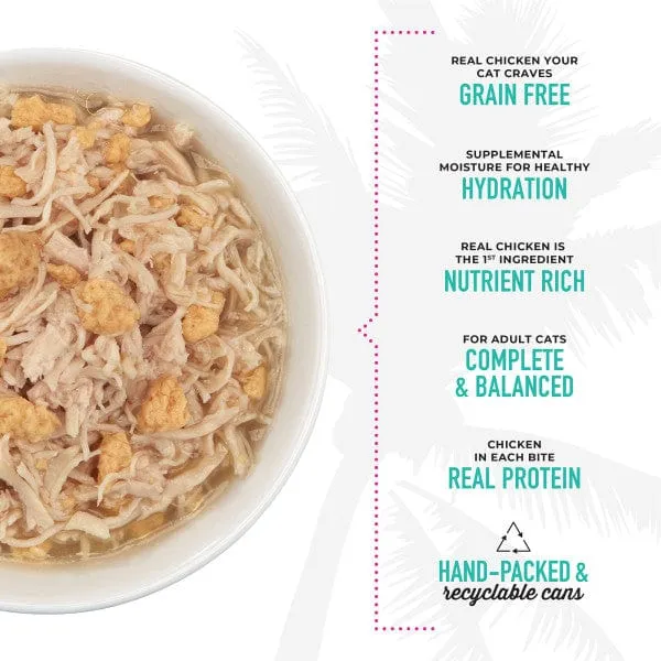 Tiki Cat Luau Chicken & Egg Recipe Canned Cat Food