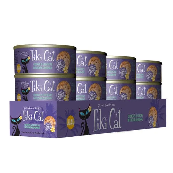 Tiki Cat Luau Chicken & Egg Recipe Canned Cat Food