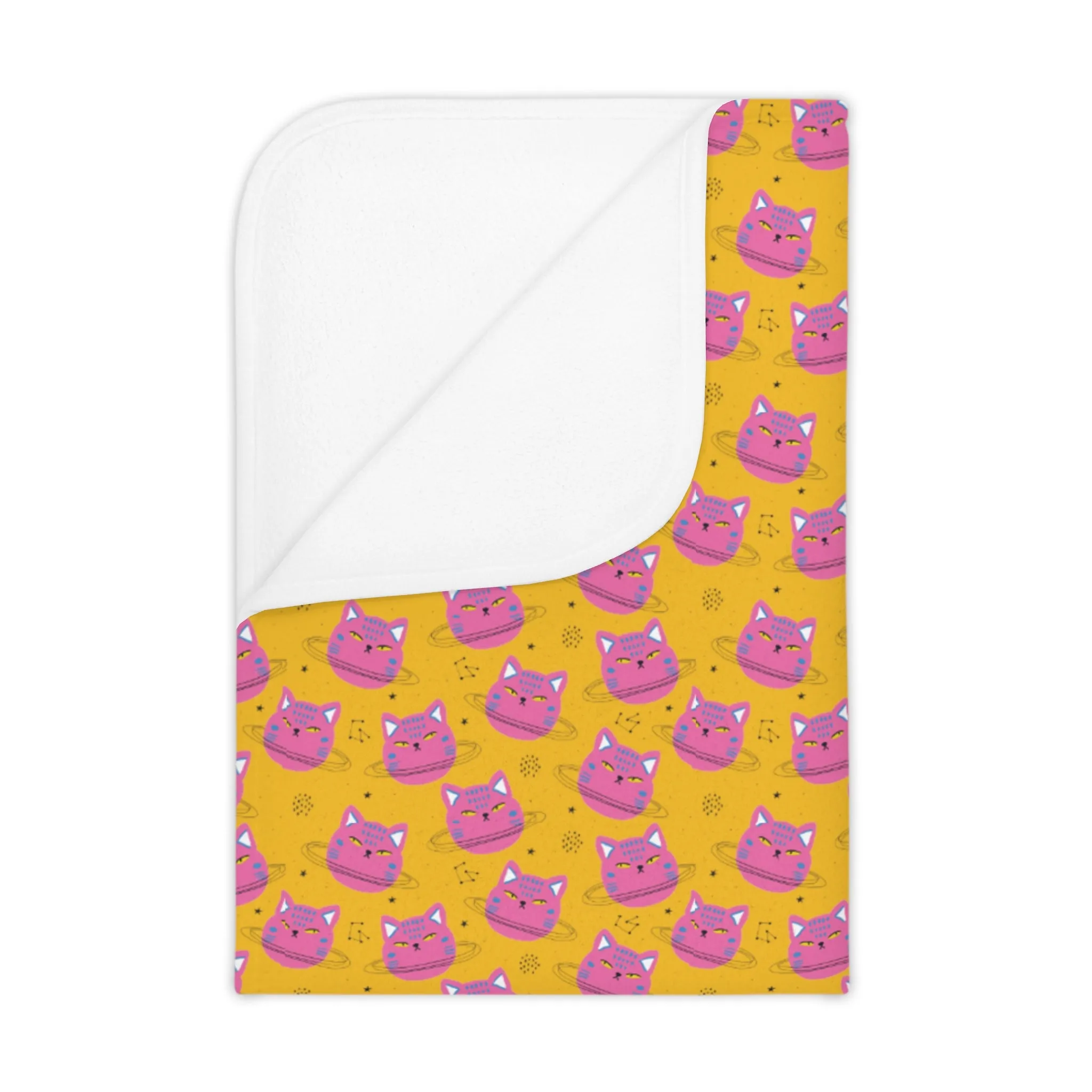 Toddler "Cat-turn" Blanket. Swaddle Blanket. Toddler Blanket, Warm Blanket, Soft Blanket, Animal Print, Baby, Crib Accessories