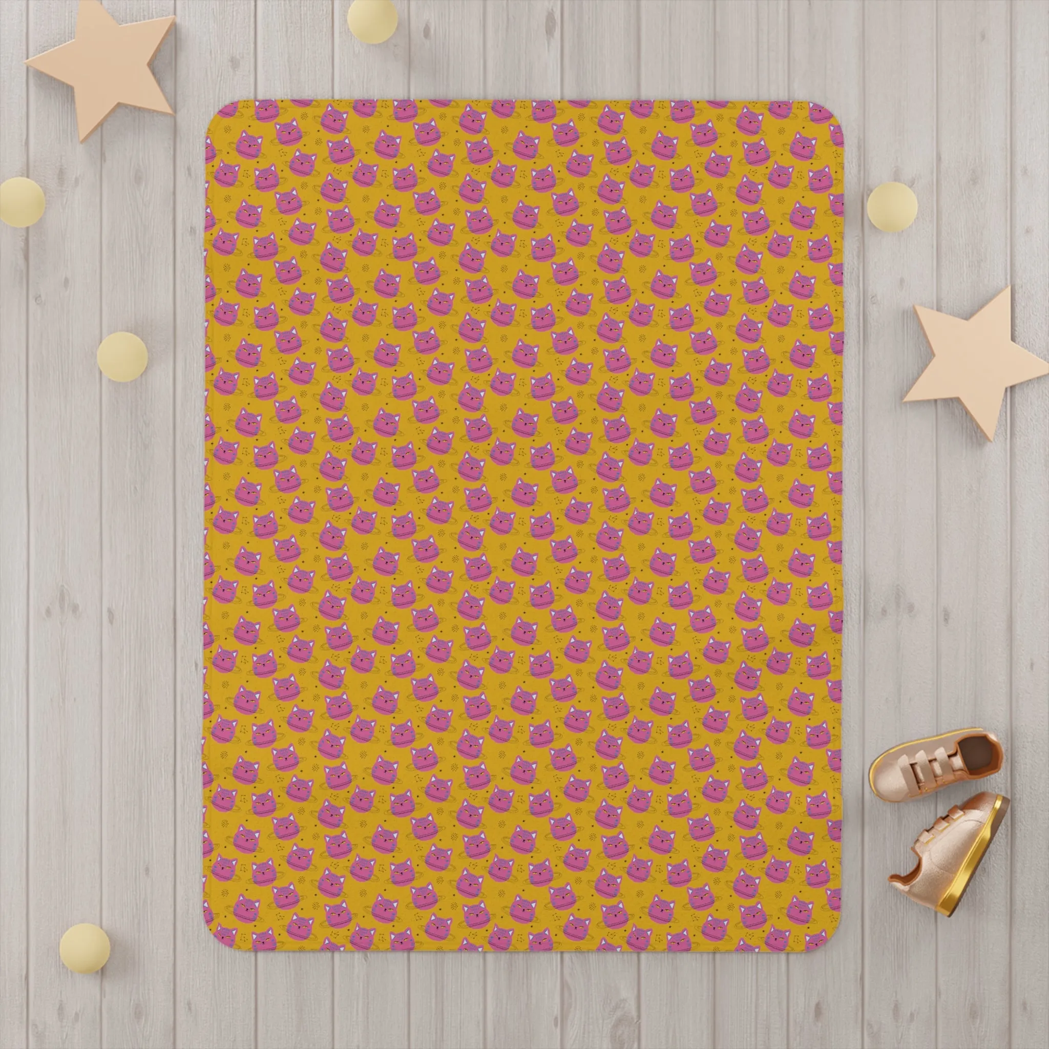 Toddler "Cat-turn" Blanket. Swaddle Blanket. Toddler Blanket, Warm Blanket, Soft Blanket, Animal Print, Baby, Crib Accessories