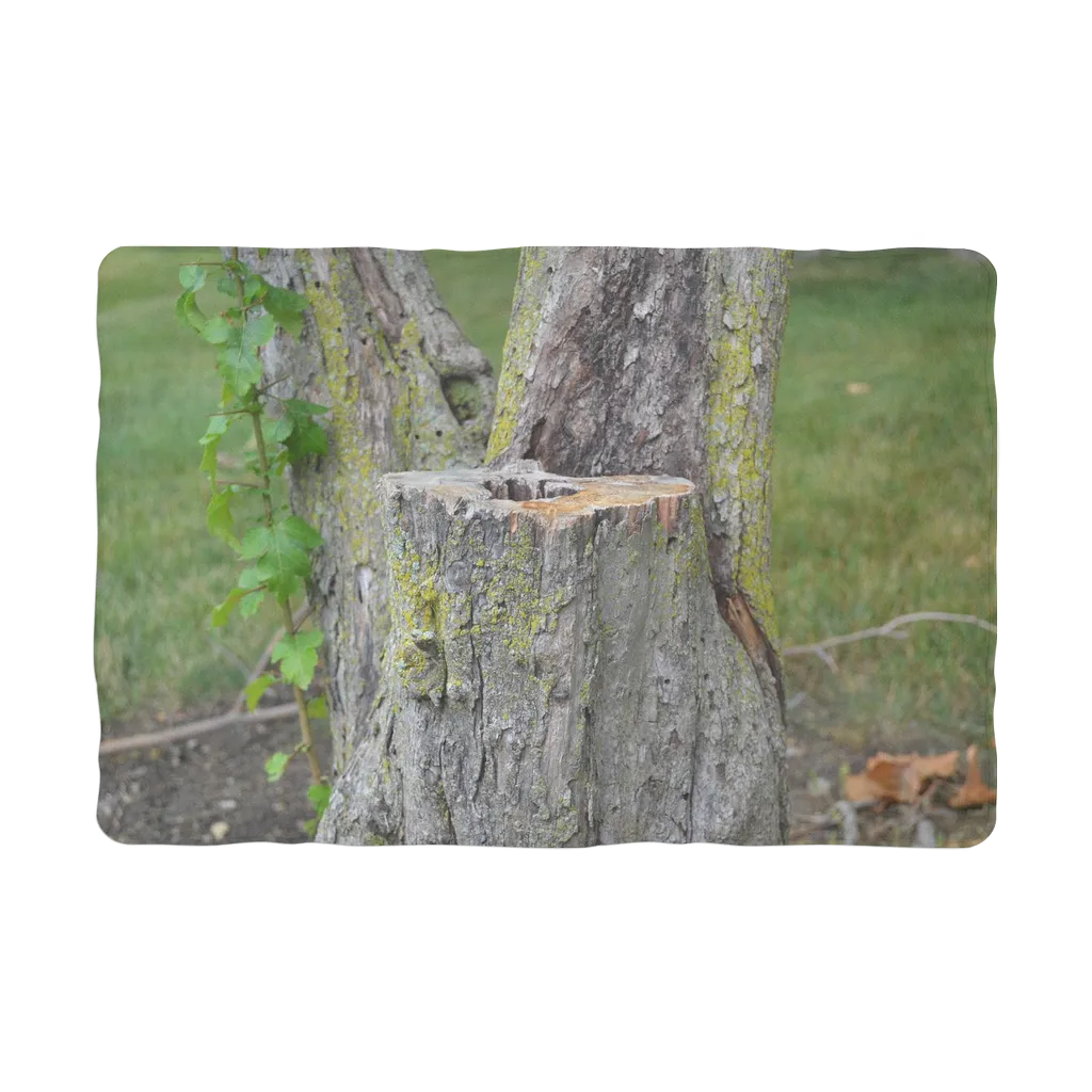 Tree Stump Sublimation Pet Blanket