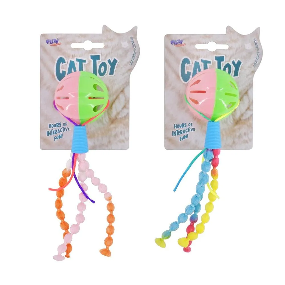 UBL Cat Ball Bell Toy | 2 Assorted