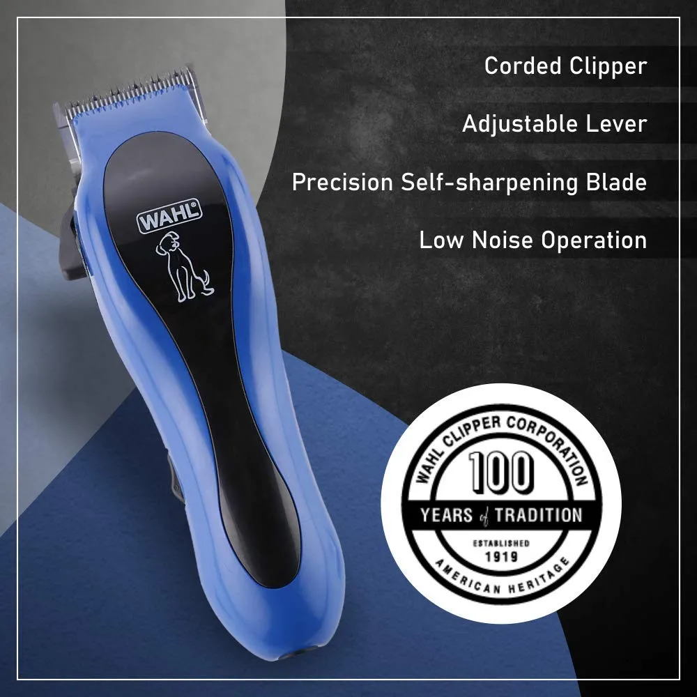 Wahl U Clip Clipper for Pets (Blue and Black)