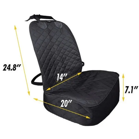 Water Resistant Adjustable Front Seat Protective Pet Cover