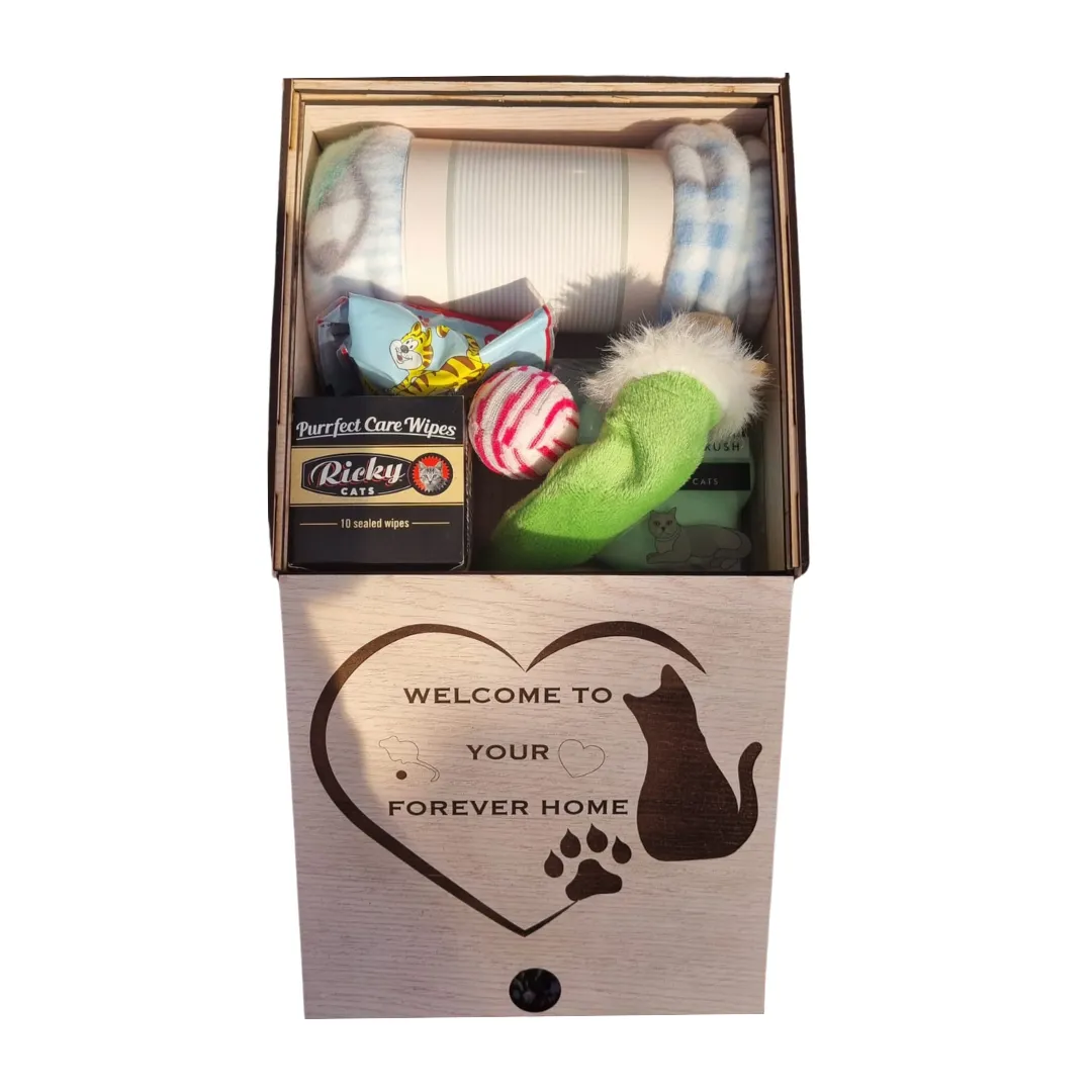 Welcome To Your New Home Gift Box - For Cats