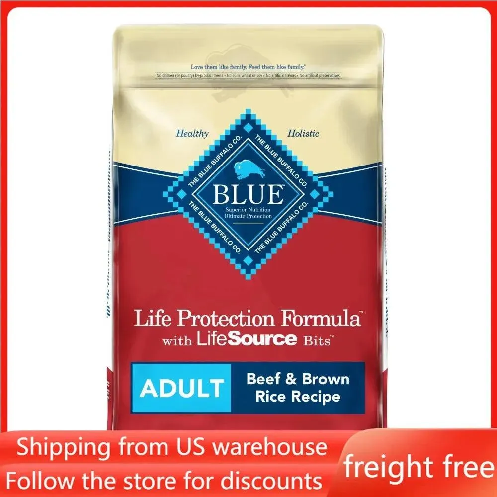 Whole Grain Beef Brown Rice Dog Food 15 lb