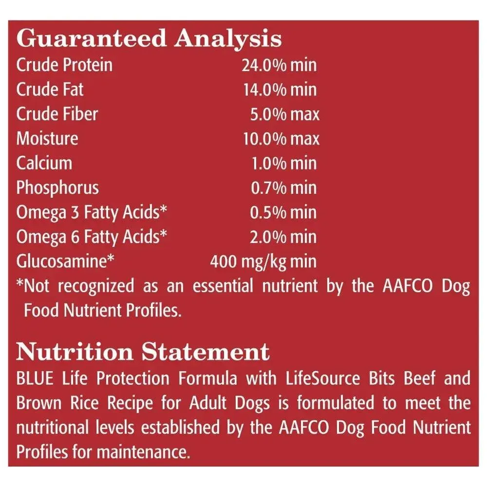 Whole Grain Beef Brown Rice Dog Food 15 lb